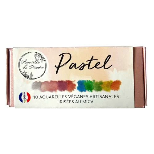 Aquarelle De Provence® | Pastel Watercolour Set - 10 Pastel & Iridescent Colours 3 Aquarelle De Provence® | Pastel Watercolour Set - 10 Pastel & Iridescent Colours