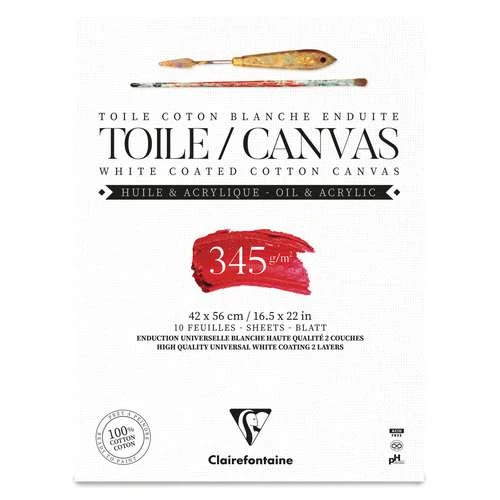 Clairefontaine Ready To Paint Canvas Pads 5 Clairefontaine Ready To Paint Canvas Pads - Image 3