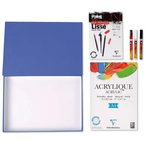 CLAIREFONTAINE Competence Blue Acryl Set 4 CLAIREFONTAINE Competence Blue Acryl Set - Image 2