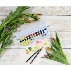 DERWENT | INKTENSE Paint Pan — 24-set 10 DERWENT | INKTENSE Paint Pan — 24-set -Pebeo Sales DERWENT7CINKTENSEPaintPanE2809424 set 3