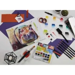 DERWENT | INKTENSE Paint Pan — Travel Set 1 -Pebeo Sales DERWENT7CINKTENSEPaintPanE28094TravelSet1 3