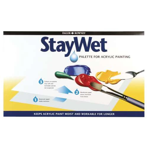Daler-Rowney Acrylic Stay Wet Palette 3 Daler-Rowney Acrylic Stay Wet Palette