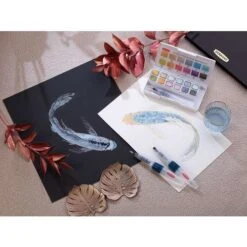 Derwent Inktense Paint Pan Travel Set -Pebeo Sales DerwentInktensePaintPanTravelSet 4