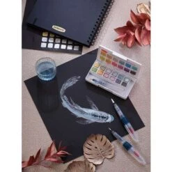 Derwent Inktense Paint Pan Travel Set -Pebeo Sales DerwentInktensePaintPanTravelSet 5