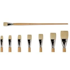 Escoda Clasico Flat Long Handled Oil Brushes Series 4636 -Pebeo Sales EscodaClasicoFlatLongHandledOilBrushesSeries4636 2