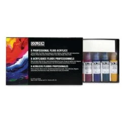 GOLDEN® | FLUID Acrylic Paint — Set Of 8 7 GOLDEN® | FLUID Acrylic Paint — Set Of 8 -Pebeo Sales GOLDENC2AE7CFLUIDacrylicpaintE28094setof8 2