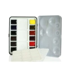 GOLDEN® | QoR® Mini Watercolour Box — 12 Half Pans 11 GOLDEN® | QoR® Mini Watercolour Box — 12 Half Pans -Pebeo Sales GOLDENC2AE7CQoRC2AEMiniWatercolourBoxE2809412halfpans 3