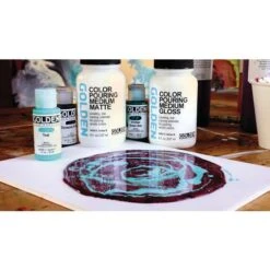 Golden Color Gloss Pouring Medium -Pebeo Sales GoldenColorGlossPouringMedium 4