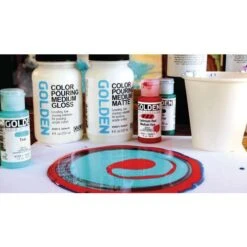 Golden Color Gloss Pouring Medium -Pebeo Sales GoldenColorGlossPouringMedium 5