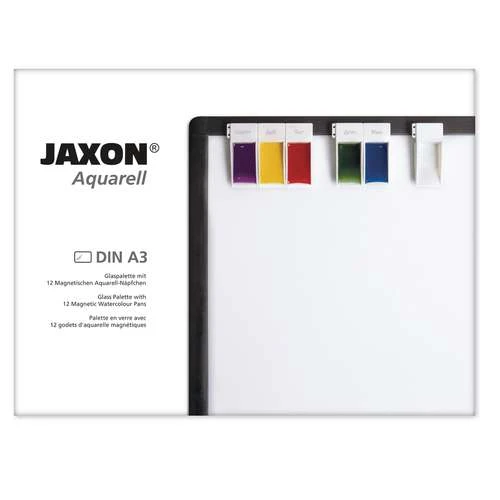 Jaxon Magnetic Glass Palette & 12 Watercolour Pans Set 3 Jaxon Magnetic Glass Palette & 12 Watercolour Pans Set