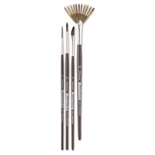 Léonard | Vegan Series Original Brush Set — 4 Brushes 4 Léonard | Vegan Series Original Brush Set — 4 Brushes - Image 2