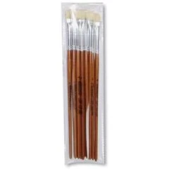 Léonard Flat Bristle Brush Set 11 Léonard Flat Bristle Brush Set -Pebeo Sales LC3A9onardFlatBristleBrushSet 3