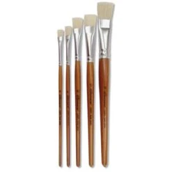 Léonard Flat Bristle Brush Set 13 Léonard Flat Bristle Brush Set -Pebeo Sales LC3A9onardFlatBristleBrushSet 5