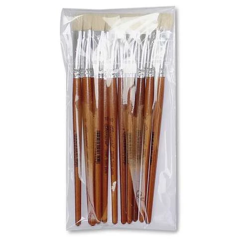 Léonard Flat Bristle Brush Set 3 Léonard Flat Bristle Brush Set