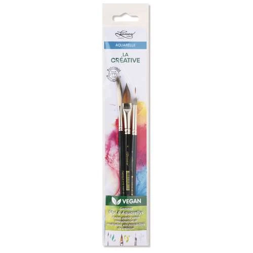 Léonard Vegan Series Creative Brush Set 3 Léonard Vegan Series Creative Brush Set