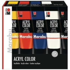 Marabu | Acryl Color Set — 5 X 100 Ml Tubes