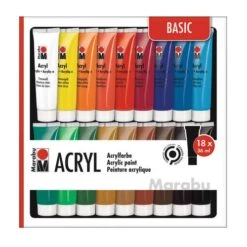 Marabu Acrylic Colour Basic Set