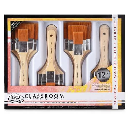 Royal & Langnickel Gold Taklon Spalter Pack 3 Royal & Langnickel Gold Taklon Spalter Pack