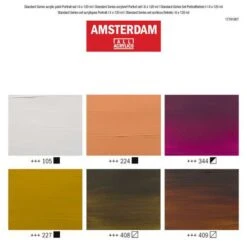 Royal Talens | AMSTERDAM Portrait Set — 6 X 120 Ml 10 Royal Talens | AMSTERDAM Portrait Set — 6 X 120 Ml -Pebeo Sales RoyalTalens7CAMSTERDAMPortraitSetE280946x120ml 3
