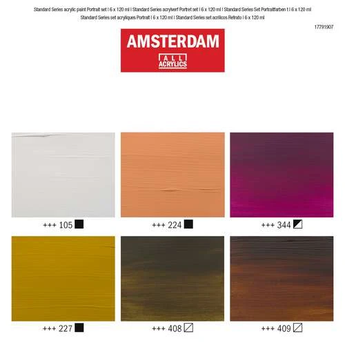 Royal Talens | AMSTERDAM Portrait Set — 6 X 120 Ml 6 Royal Talens | AMSTERDAM Portrait Set — 6 X 120 Ml - Image 4