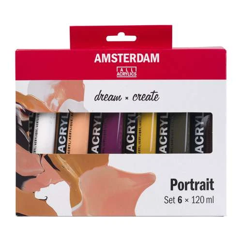 Royal Talens | AMSTERDAM Portrait Set — 6 X 120 Ml 3 Royal Talens | AMSTERDAM Portrait Set — 6 X 120 Ml