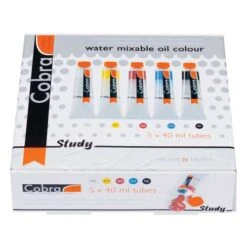 Royal Talens Cobra Student Oil Set 8 Royal Talens Cobra Student Oil Set -Pebeo Sales RoyalTalensCobraStudentOilSet 2