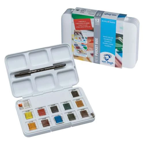 Royal Talens Van Gogh Pocket Watercolour Set 3 Royal Talens Van Gogh Pocket Watercolour Set