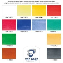 Royal Talens Van Gogh Watercolour Metal Box Sets -Pebeo Sales RoyalTalensVanGoghWatercolourMetalBoxSets 3