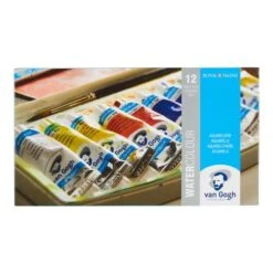 Royal Talens Van Gogh Watercolour Set - 12 X 10ml Tubes -Pebeo Sales RoyalTalensVanGoghWatercolourSet 12x10mltubes 4