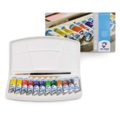 Royal Talens Van Gogh Watercolour Set - 12 X 10ml Tubes -Pebeo Sales RoyalTalensVanGoghWatercolourSet 12x10mltubes 5
