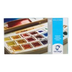 Royal Talens Van Gogh Watercolour Set - 24 Half Pans 9 Royal Talens Van Gogh Watercolour Set - 24 Half Pans -Pebeo Sales RoyalTalensVanGoghWatercolourSet 24halfpans 2