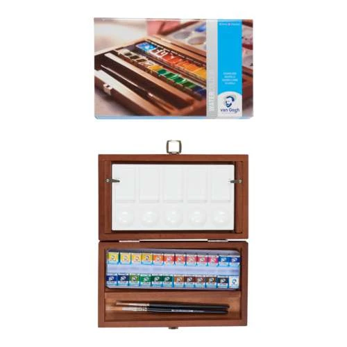 Royal Talens Van Gogh Watercolour Wooden Box Set 4 Royal Talens Van Gogh Watercolour Wooden Box Set - Image 2