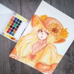 SAKURA | Koi Pocket Field Sketch Box — Sets -Pebeo Sales SAKURA7CKoiPocketFieldSketchBoxE28094sets 5