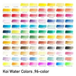 Sakura | Koi Water Color Studio Set — 96 Half Pans -Pebeo Sales Sakura7CKoiWaterColorStudioSetE2809496halfpans 3