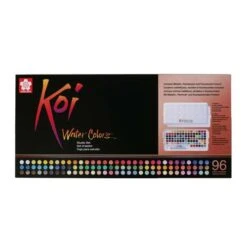 Sakura | Koi Water Color Studio Set — 96 Half Pans -Pebeo Sales Sakura7CKoiWaterColorStudioSetE2809496halfpans 4
