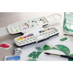 Schmincke | Akademie® Watercolour Set — 10 Half Pans -Pebeo Sales Schmincke7CAkademieC2AEWatercolourSetE2809410halfpans 4