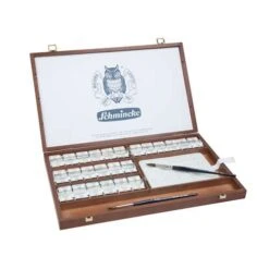 Schmincke Horadam Watercolour Wooden Box Set -Pebeo Sales SchminckeHoradamWatercolourWoodenBoxSet 1