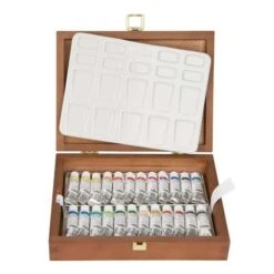 Schmincke Horadam Watercolour Wooden Box Sets -Pebeo Sales SchminckeHoradamWatercolourWoodenBoxSets 4