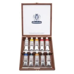 Schmincke Mussini Finest Oil Paints Wooden Box Set
