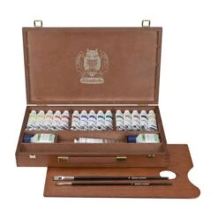 Schmincke PrimacrylAcrylic Wooden Box Set