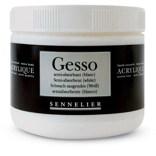 Sennelier Low-Absorbent White Gesso 3 Sennelier Low-Absorbent White Gesso