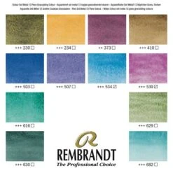 TALENS | REMBRANDT Themed Set — Granulated Colours 10 TALENS | REMBRANDT Themed Set — Granulated Colours -Pebeo Sales TALENS7CREMBRANDTThemedSetE28094GranulatedColours 3