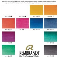 TALENS | REMBRANDT Themed Set — Opaque White & Mixing Colours -Pebeo Sales TALENS7CREMBRANDTThemedSetE28094OpaqueWhite26amp3BMixingColours 3