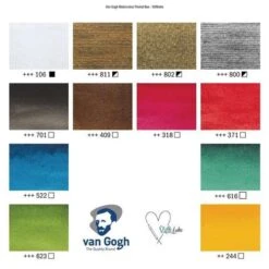 TALENS | Van Gogh Watercolour "Weihnachten" (Christmas) Pocket Box — 12 Half Pans 8 TALENS | Van Gogh Watercolour "Weihnachten" (Christmas) Pocket Box — 12 Half Pans -Pebeo Sales TALENS7CvanGoghWatercolour26quot3BWeihnachten26quot3B28Christmas29PocketBoxE2809412halfpans 2