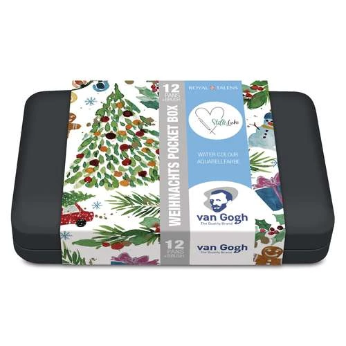 TALENS | Van Gogh Watercolour "Weihnachten" (Christmas) Pocket Box — 12 Half Pans 3 TALENS | Van Gogh Watercolour "Weihnachten" (Christmas) Pocket Box — 12 Half Pans