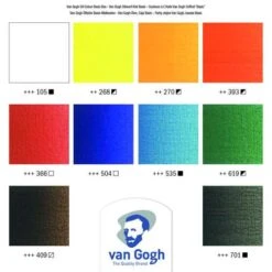 Talens | Van Gogh Oil Colour — Basic 10-case -Pebeo Sales Talens7CvanGoghoilcolourE28094Basic10 case 3