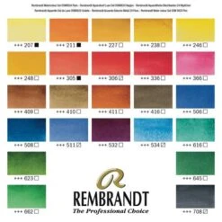 Talens Rembrandt Watercolour Metal Box Sets -Pebeo Sales TalensRembrandtWatercolourMetalBoxSets 2