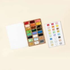 VIVIVA COLORS | Watercolor Pans Set - Deluxe 24 Pan Set -Pebeo Sales VIVIVACOLORS7CWatercolorPansSet Deluxe24panset 4