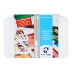 Van Gogh Pocket Watercolour Box 9 Van Gogh Pocket Watercolour Box -Pebeo Sales VanGoghPocketWatercolourBox 2