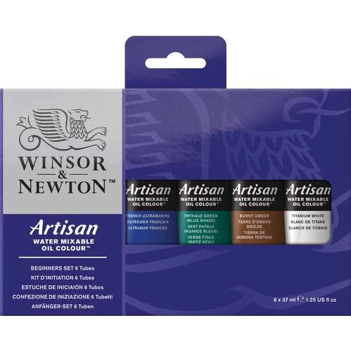 WINSOR & NEWTON™ | Artisan Water-mixable Oil Starter Set — 6 X 37 Ml 3 WINSOR & NEWTON™ | Artisan Water-mixable Oil Starter Set — 6 X 37 Ml